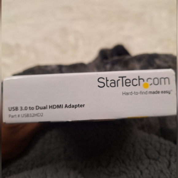 StarTech.com USB 3.0 to DUAL HDMI ADAPTER - 4K & 1080p - External GC- New in box - Picture 3 of 5
